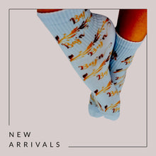 Load image into Gallery viewer, Bajan Baby-Blue Style Socks
